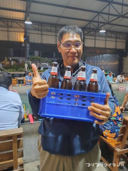 エビ釣り堀のび～る