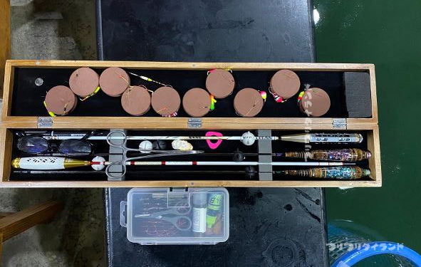 タイのエビ釣り堀タックル