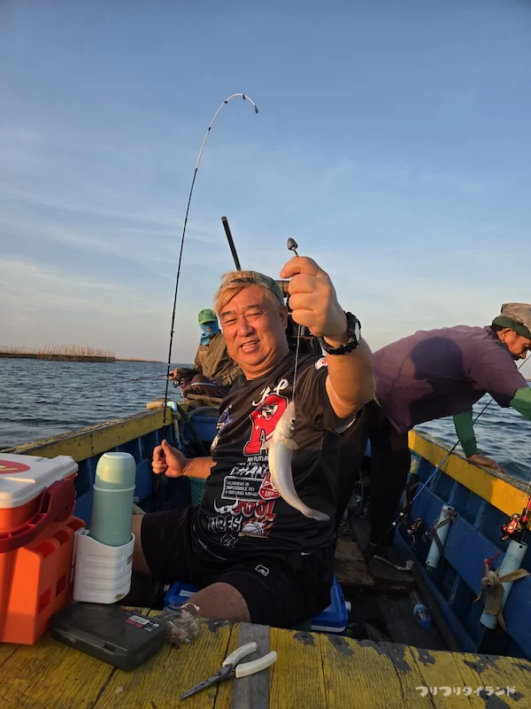 キスを釣った隊長