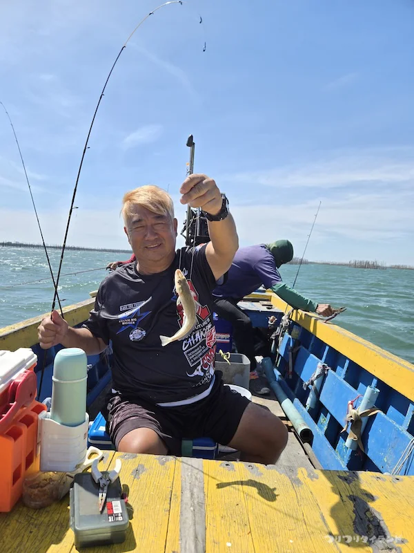 タイランド湾の良型キス