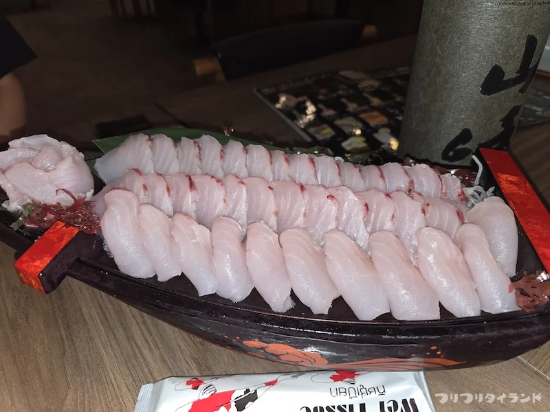 ヨコシマサワラ 刺し身